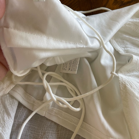 string tank top, size small, string tied in the back. - Picture 3 of 3